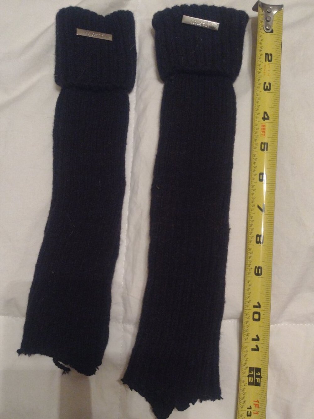 calcetin Black Acrylic Leg Warmers